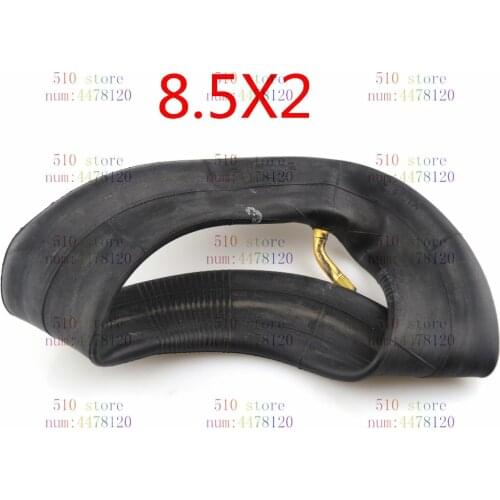 Good quality 8.5x2 Curved Bent Stem Inner Tube Tire for Mini Electric Scooter Folding Bike (2 pcs)