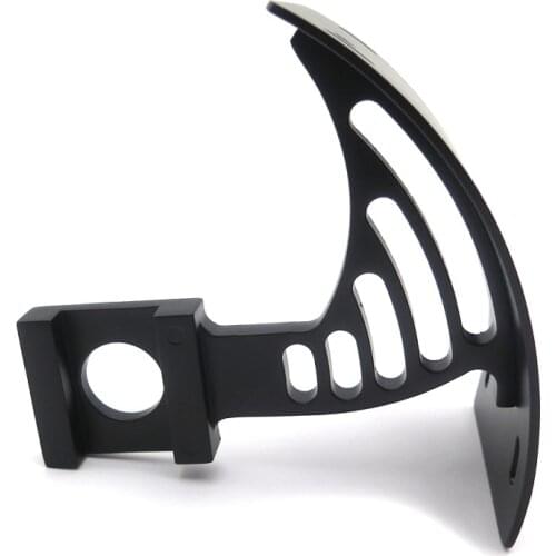 Aftermarket free shipping motorcycle parts Curved Mount License Plate Tag Holder Bracket For Yamaha Warrior 02-05 V-Max Black