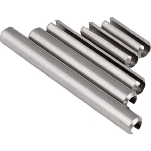 M4 M5 10PCS GB879 Spring-Type Straight Pins 304 Stainless Steel Spring Elastic Cylindrical Cotter