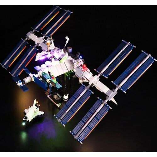LED Light Kit For 21321 Ideas Series International Space Station Toys Building Lighting (Only LED Light, No Block Kit)