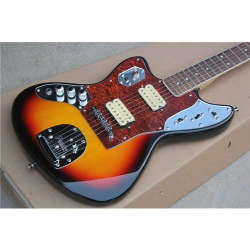 New Chinese guitar model left hand electric guitar free delivery in Sunburst
