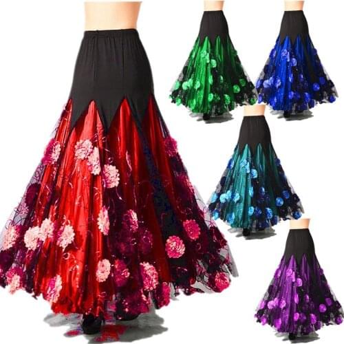 New ballroom waltz modern dance skirt ballroom dance competition skirt standard ballroom dancing clothes tango costumes