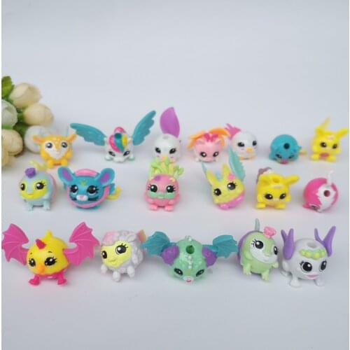 Variety of original big-eyed animal wings elves 3D stereo dolls cartoon animation peripheral gashapon dolls play house toys