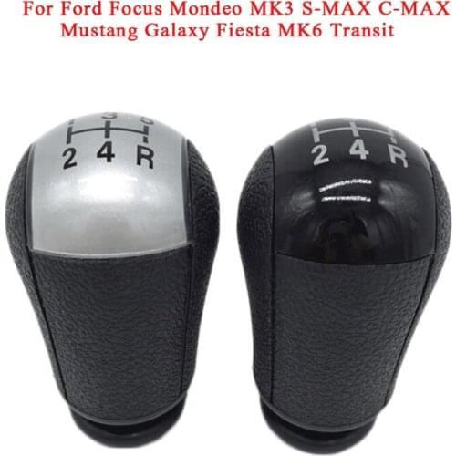 5 Speed Car Gear Shift Knob Lever Shifter Lever Pen For Ford Focus Mondeo MK3 S-MAX C-MAX Mustang Galaxy Fiesta MK6 Transit