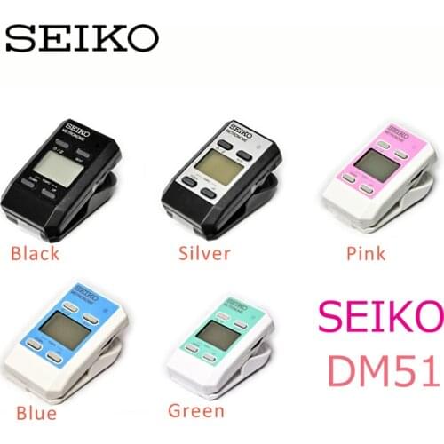 Seiko DM51B Digital Pocket Size Metronome / Clip-On Metronome Clock function General Instrument Metronome