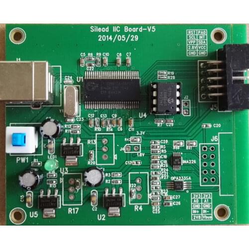 Sili Microcapacitance Screen Test Board Burning Board Debug Board