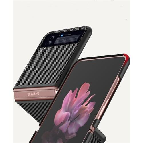 Foldable Phone Protective Cover Leather Phone Case Split Shell for Samsung Galaxy Z Fold 3