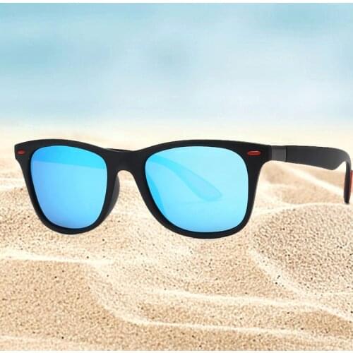 New Outdoor Vintage Polarized Sunglasses for Men Sun Glasses Material Polycarbonate Gafas De Sol Hombre Square Eyewear Uv400