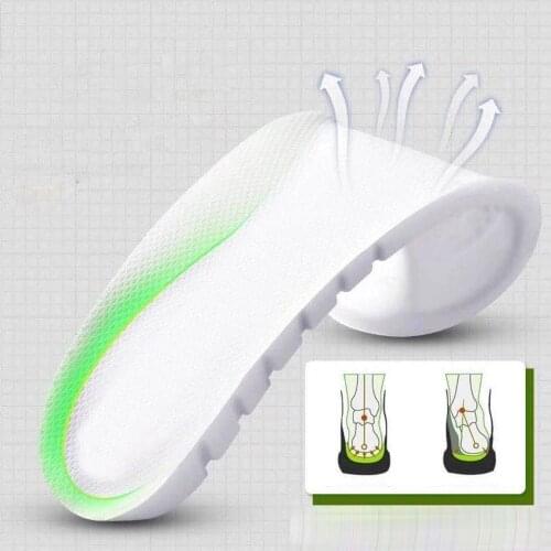 3 Pairs Unisex Sports Latex Insoles Breathable Deodorant Sweat-Absorbing Thickened Shock Absorption Rebound Soft-Soled Insoles