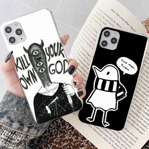 YNDFCNB Goodnight Punpun Phone Case for iPhone 8 7 6 6S Plus X 5S SE 2020 XR 11 12 mini pro XS MAX