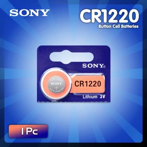 1PC For Sony CR1220 CR 1220 Lithium Li-ion Battery DL1220 BR1220 ECR1220 LM1220 L04 5012LC Replacement Button Coin Cell Battery