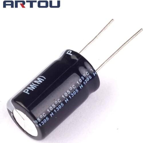10PCS 50V 2200UF Electrolytic Capacitor 16*25mm