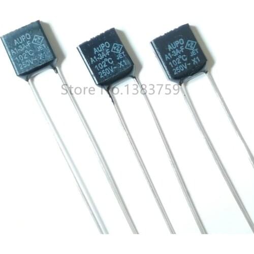 20pcs AUPO Square Thermal Fuse A1-3A-F 102 degrees 3A 250V RH102