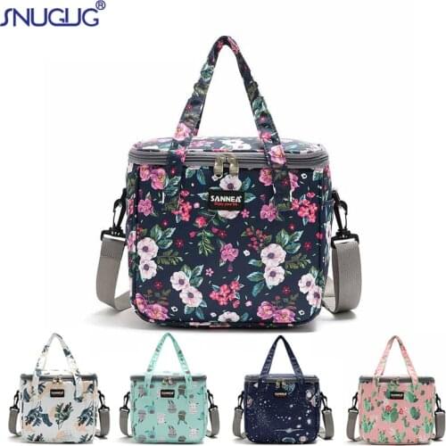 2021 Thermal New Lunch Bag Waterproof Insulated Food Delivery Picnic Bags Fashion Cooler Bag Portable School Food Bag For Work