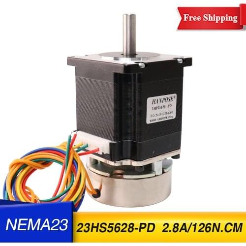23HS5628 brake stepper motor integrated power off brake holding brake motor high torque new product promotion