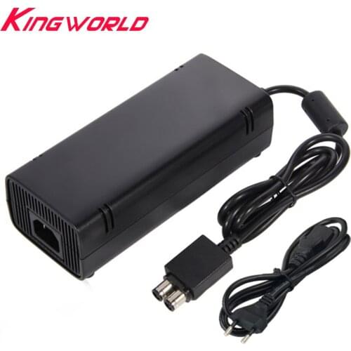 50pcs High quality EU Plug AC Adapter Charger Charging Power 135W Power Supply for Microsoft Xbox 360 S Slim