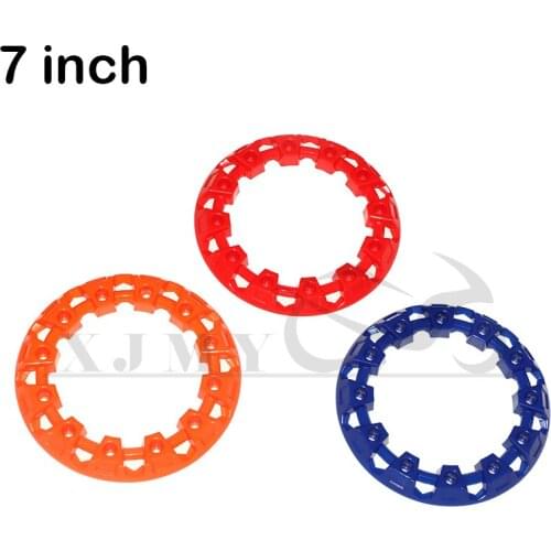 7-inch ATV Wheel Trim Hub Protection Decor Rim Cap Universal Vehicle All Terrain wheel Plastic Cover fit to 7inch tires