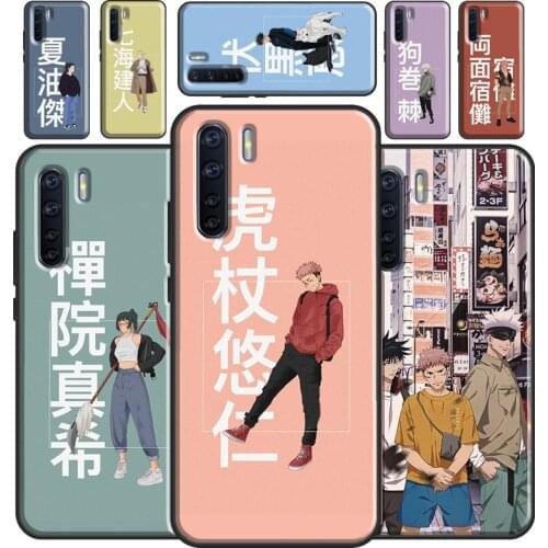 Jujutsu Kaisen Satoru Gojou Itadori Yuji Case For OPPO Reno2 Z Find X3 Pro A5S A15 A52 A72 A83 A91 A93 A5 A9 A31 A53 2020 Cover