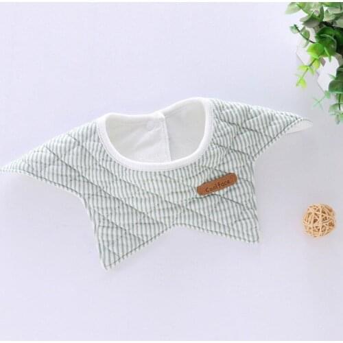 Childrens Round Bib Decoration Fake Collar Babys Waterproof Mouth Towel Bib
