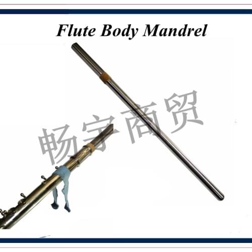 Wind instrument Flute Dent deformation grinding Repair tools Flute Body Mandrel Stainless Steel Long 500MM x 18.8mm