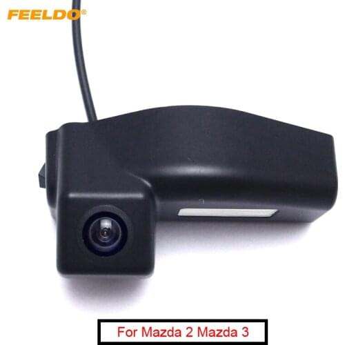 FEELDO 1Set Waterproof Special Car Rear View Camera For Mazda 2 3 Reverse Parking Camera #FD920