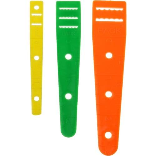 3 Pieces Elastic Guides Glides Threader 7.5mm, 8.7mm & 10mm Threading Elastic/Ribbon/Bag Rope/Belts DIY Sewing Accessories