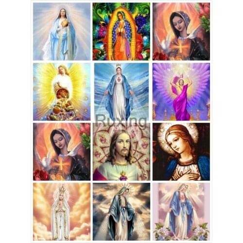 Square/Round drill Diy Diamond Painting Religious picture Diamond Embroidery Cross Stitch Needlework Handicrafts Home Decor gift