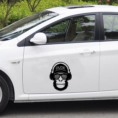 Cartoon Orangutan Carbon Sticker Vinyl Decal Sticker Car Motorcycle Car Styling