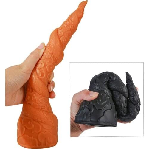 New Long Anal Dildo Huge Silicone Anal Plug Erotic Adult Sex Toys Man/Women Masturbator Butt Plug Vagina Stimulator Anus Dilator