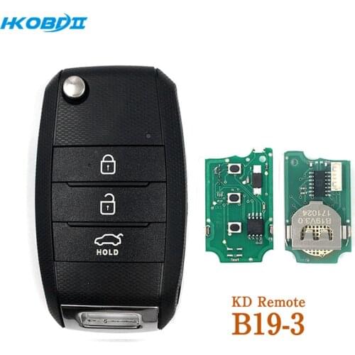 HKOBDII KEYDIY Original KD B19-3 B series Remotes For KD900/MINI KD/URG200 Key Programmer B Series Remotes