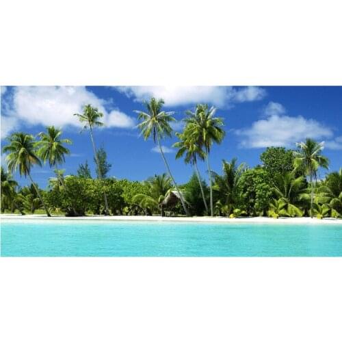 70*140cm Beach scenery towel Bamboo Fiber Travel Fabric Quick Drying outdoors Sports Swimming Camping Bath Gym Towels