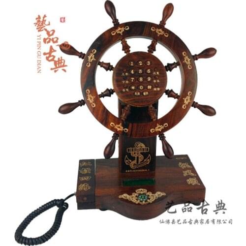 Manufacturers selling antique rosewood Laos Laos rosewood mahogany furniture wheel telephone high technology