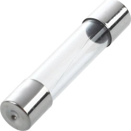 10 Pcs Fast Blow Type Glass Tube Fuses 6x30mm 250V 2A