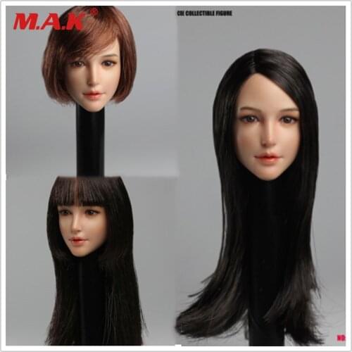 SUPER DUCK 1/6 SDH011Asian Head Sculpt Fit 12" Female TBLeague Body Toy