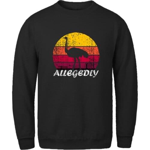 Crane Bird Sweatshirt Mens Fashion Male Hoodie Vintage Tops Standard Mans Casual Clothing Autumn Winter Sudaderas Masculino