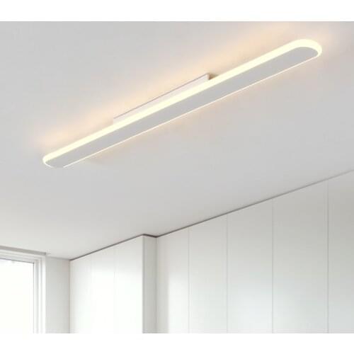 Ultra-thin Surface Mounted Led Ceiling Lights lamparas de techo acrylic/office corridor rectangular modern Ceiling lamp fixtures
