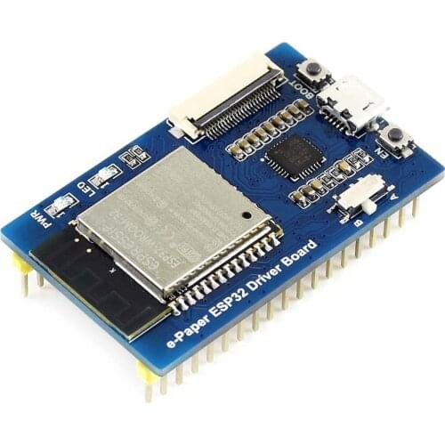 Universal e-Paper Driver Board with WiFi / Bluetooth SoC ESP32 onboard, supports various Waveshare SPI e-Paper raw panels