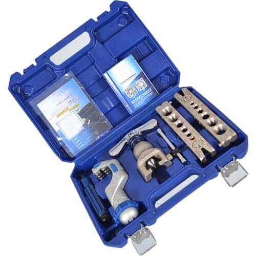 WK-806FTL Pipe Expander Pipe Expander Copper Pipe Expander Cutting Tool Pipe Flaring Kit Flare Range 6-19mm YZ