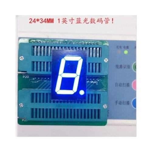 1inch 1digit blue 8 segment led display 1106AB/1106BB 10pcs