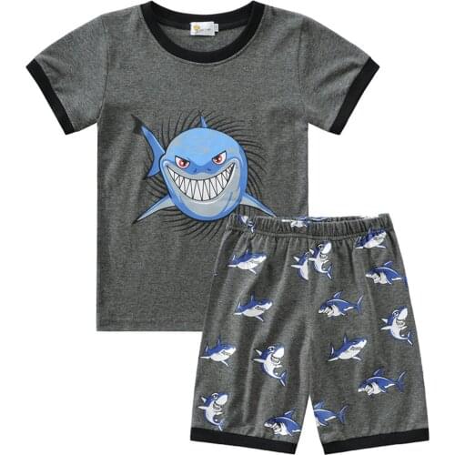2pcs Childrens Sets Baby Boy Clothes Cartoon Cotton Summer Short Sleeve T-Shirt And Shorts Outfits Kids Outfit Set