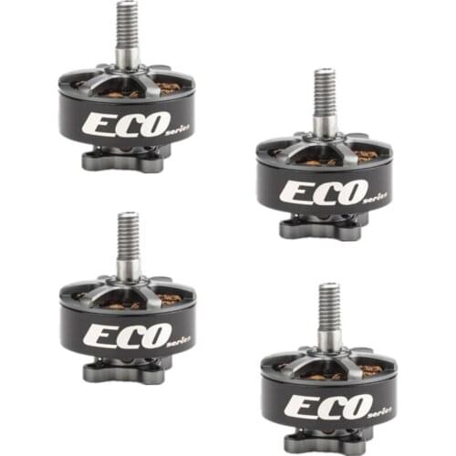 4Pcs Emax Eco Series 2207 3-6S 1700Kv 1900Kv 2400Kv Brushless Motor for Rc Drone Fpv Racing Models Spare Parts DIY Accessories