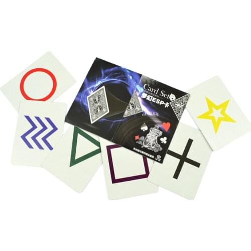 5pcs/lot Fancy ESP classic card magic group card sets magic card tricks magia props magician trick