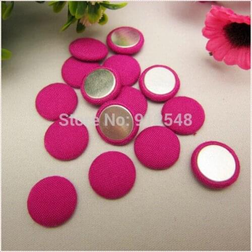 50 pcs 15mm Solid Fabric Covered flat back Buttons, Cloth Covered Buttons, garment accessories,XK565