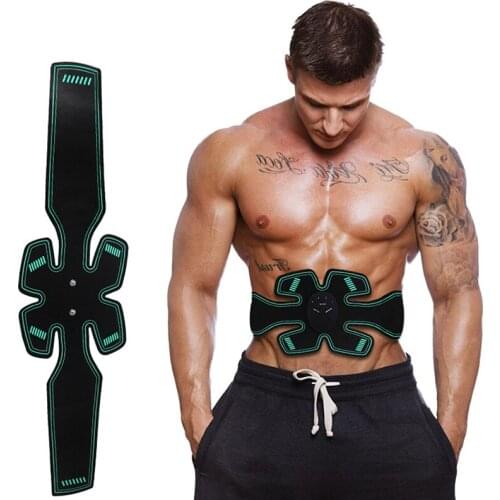 ABS Wireless Abdominal Muscle Stimulator Trainer Smart EMS Electric Abdominal Loss Exercise Belt Fitness Training Fat Burning