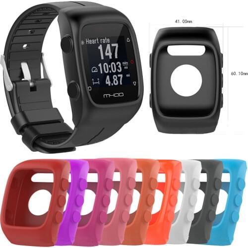 Silicone Watch Case Cover For Polar M430 / Polar M400 Smart Watch Protector Case Bracelet Protective Watch Cover