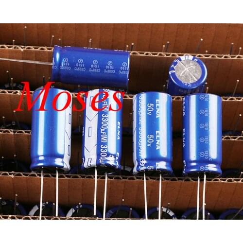 50v 3300uf Capacitors 100% Original New Audio Electrolytic Capacitor Radial 18x35mm +/- 20% Capacitance
