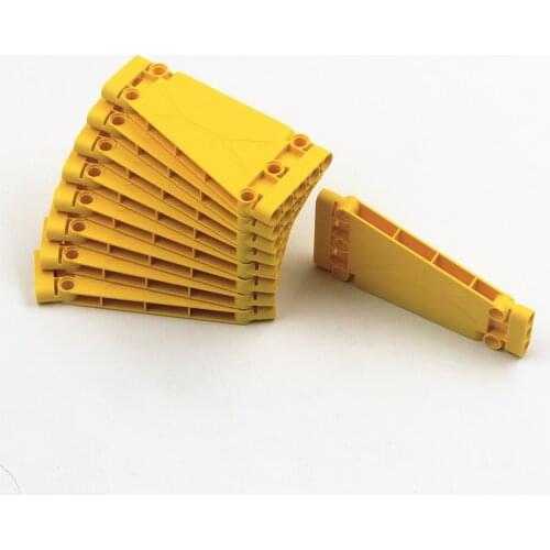 Self-Locking Bricks free of toys -- MOC Building Blocks 4 pieces Technic Panel With Angle 3x5x11 compatible with Lego