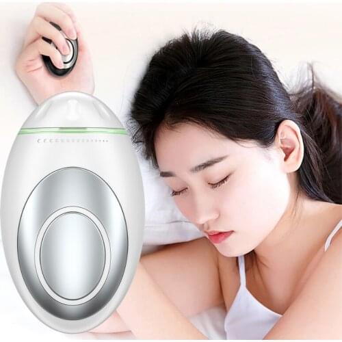 Microcurrent Sleep Aid USB Rechargeble Handheld Sleep Aid Low-frequency Pulse Current Sleep Device Holding Sleep Aid Instrument