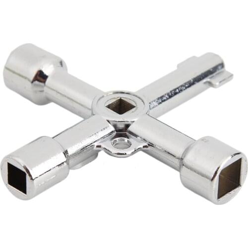 Multi-function Universal Electric Cabinet Shield Door Triangle Square Key Wrench Compact and Portable Carry Convenient