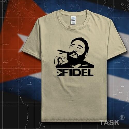 Fidel Castro men t shirt 2018 jerseys Cuba short sleeves tshirt 100% cotton fitness t-shirts clothing casual summer tees new 06